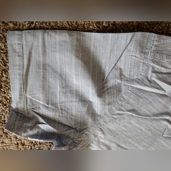 Good Man Brand Gray Short Sleeve Button Down Shirt NWT - Picture 4 of 6